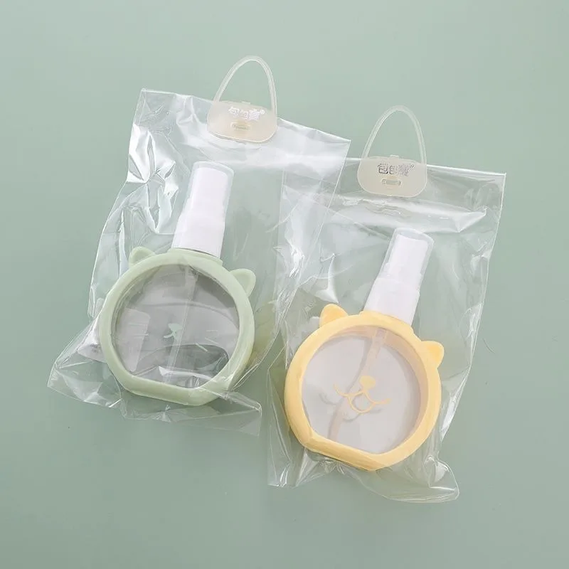 1 шт. мультяшный силиконовый распылитель дорожный портативный пресс прозрачный