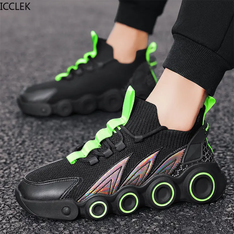 

Summer New Men's Casual Sports Shoes Mesh Breathable Deodorant Mesh Tide Shoes Outdoor Basketball Running Shoes