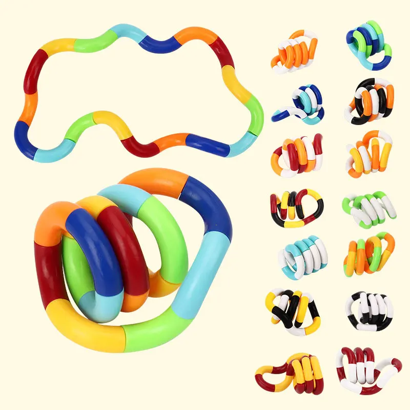 Tangle Rope Fidget Toys Anti Stress Adult Brain Relax Decompression Child Roller Twist Toy For Stress Kids Antistress Focus