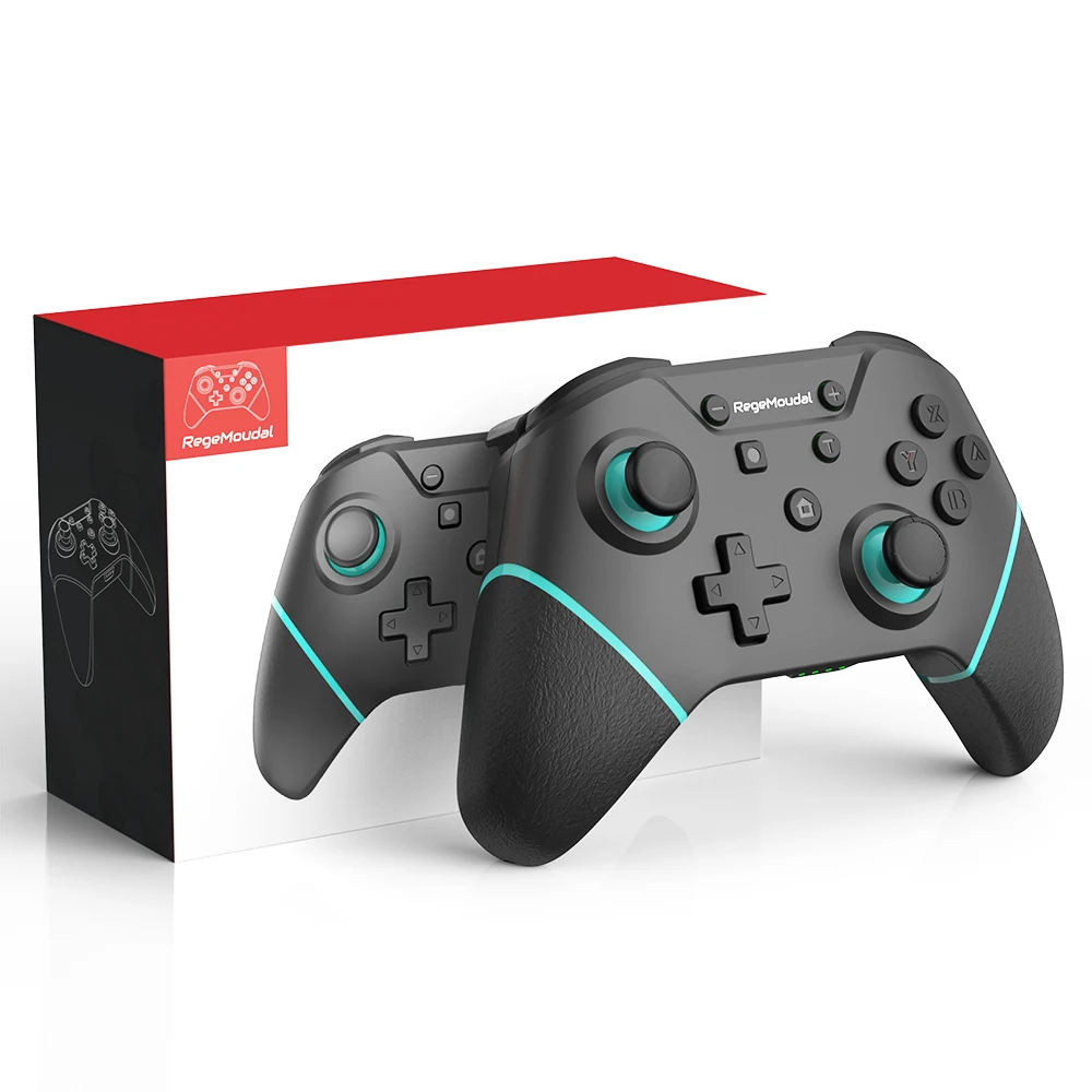 Беспроводной игровой контроллер с поддержкой Bluetooth для Nintendo Switch Pro NS Lite PC NFC Turbo