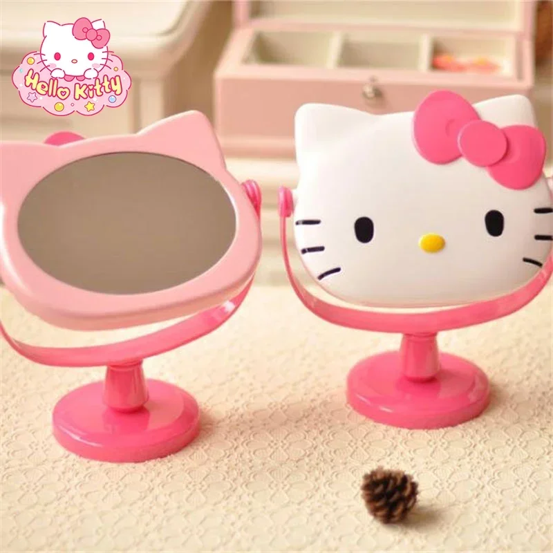 

Настольная игрушка с подвесками, модель зеркала в виде кошки, аниме, мультяшный стиль, подарки, настольное зеркало в форме головы, зеркало для макияжа, подарок Y2k