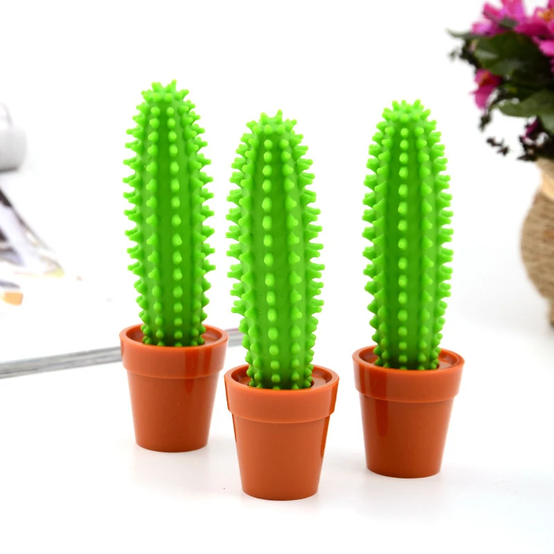 

1Pcs Creative Novelty Cartoon Cactus Ball Point Pen Student Teacher Writing Ball Point Pen Stationery