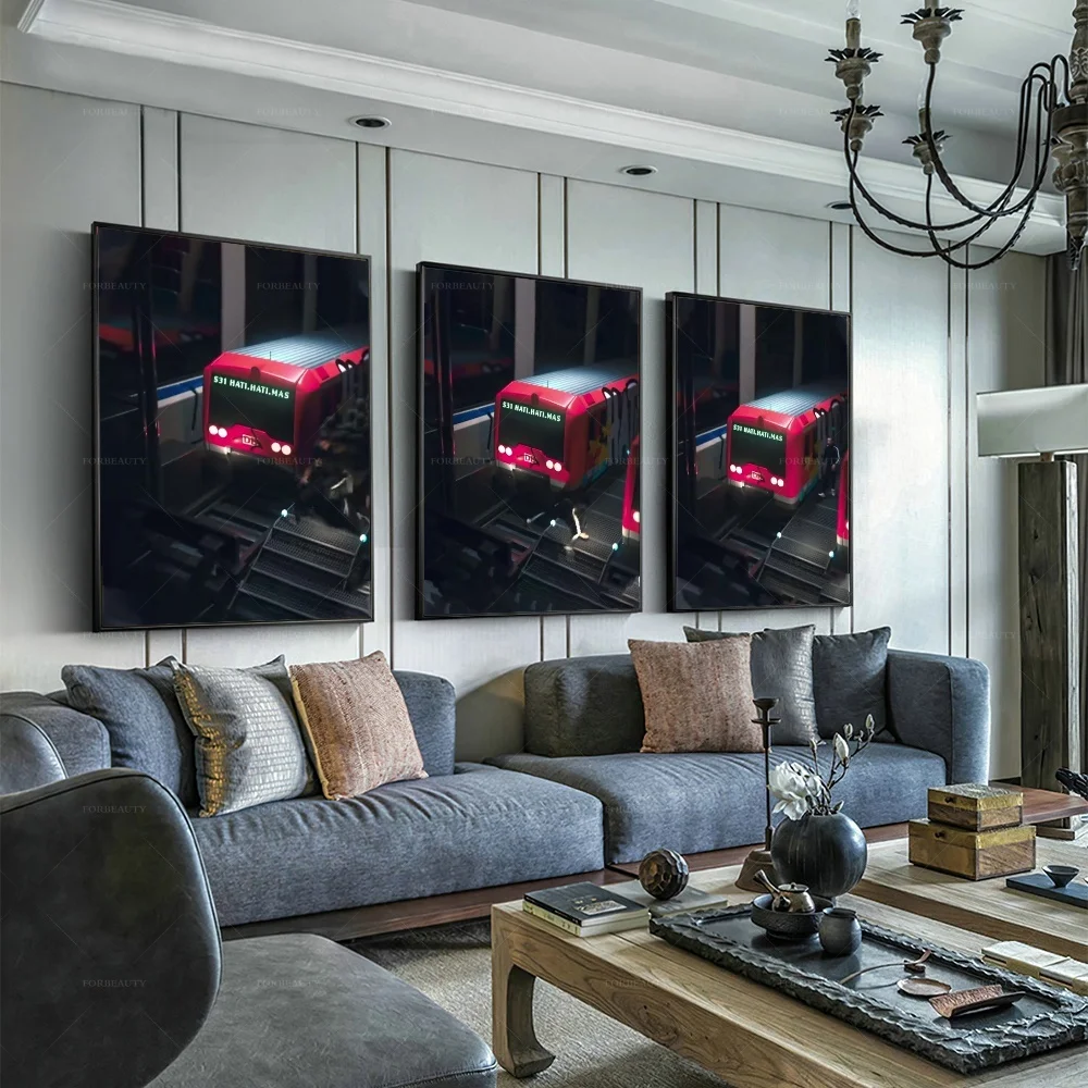 

Forbeauty Красная планета абстрактная Metaverses печатная Картина на холсте водонепроницаемые Масляные картины для украшения прихожей