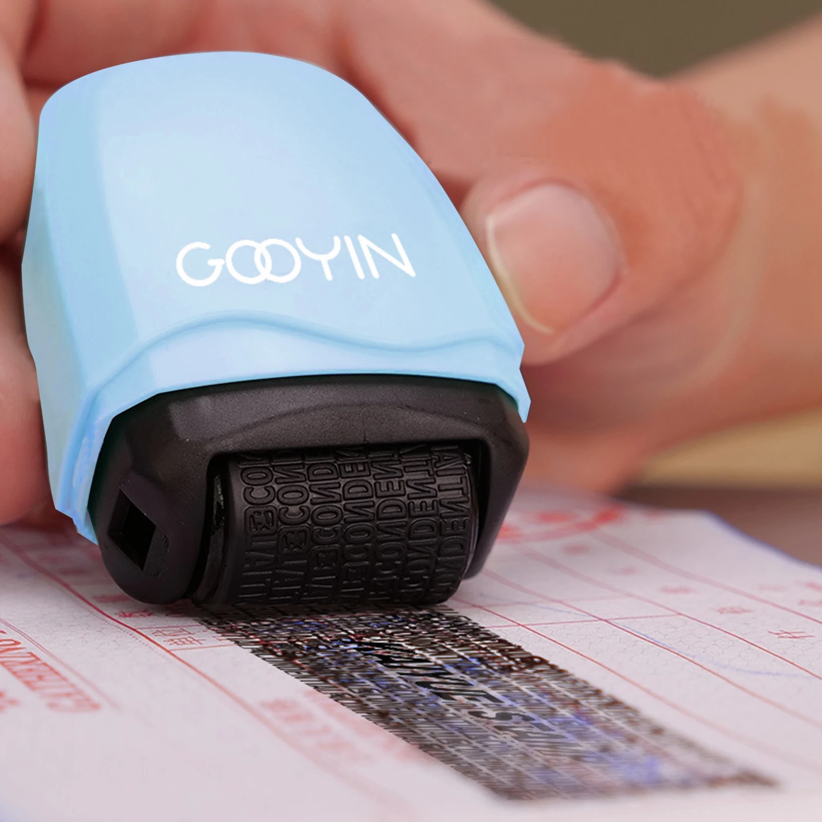 Штамп Конфиденциальность Роллер Экспресс Личная Информация Случайный Код Фоточувствительный Аппликатор Безопасность Вкл.