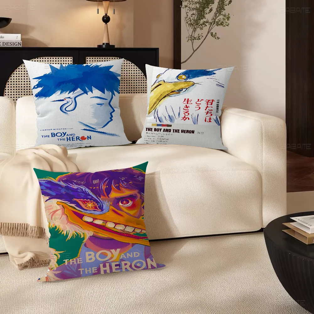 T-The B-Boy A-And H-Heron Подушка Аниме Диван-кровать Наволочка Чехол 45x45 см Мода