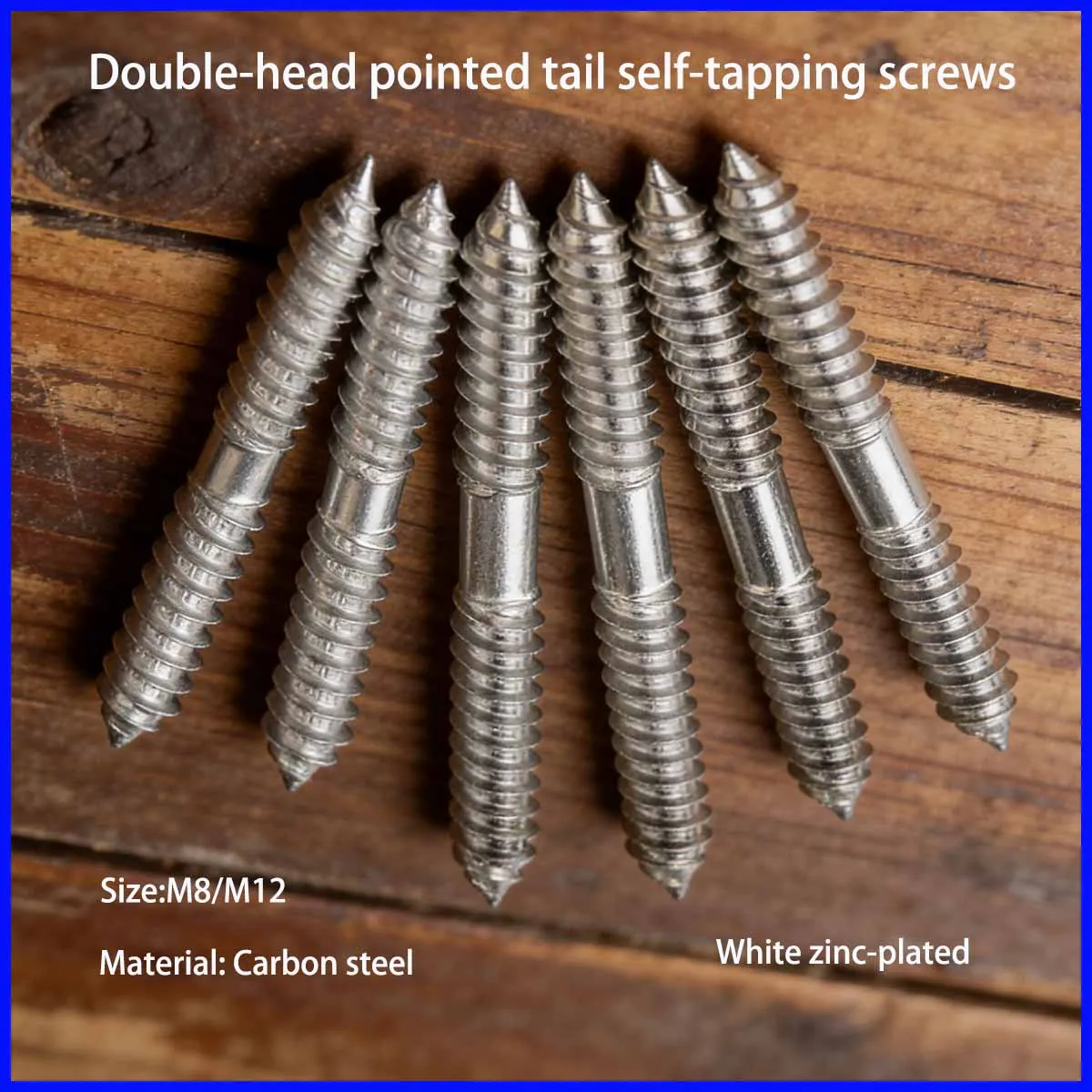 

Белые оцинкованные саморезы с заостренными концами M6M8M10M12