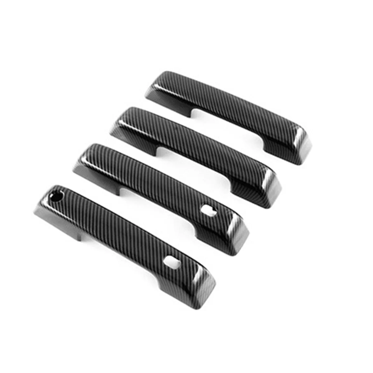 Чехол из углеродного волокна для наружной полированной 4-дверной ручки Ford Raptor F150