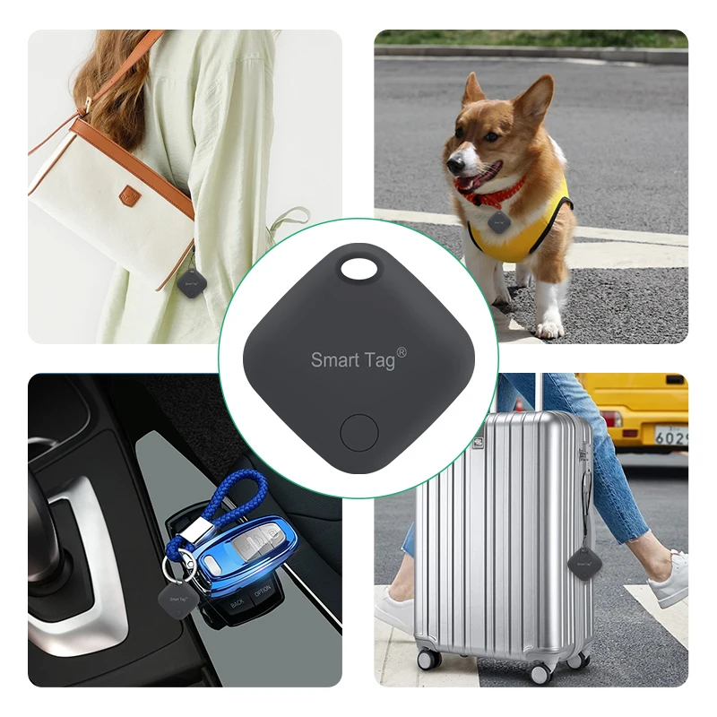Bluetooth GPS Long Distance Tracker For Apple Air Tag Alternatives Work with IOS Find App My Key Finder Car Luggage Bag Locator images - 6