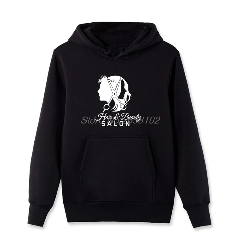 

Unisex Hair Salon Hairdresser Hoodies Spring Autumn Men Cotton Fleece sweatshirt Hip Hop Coat Tops Harajuku Streetwear Fitness