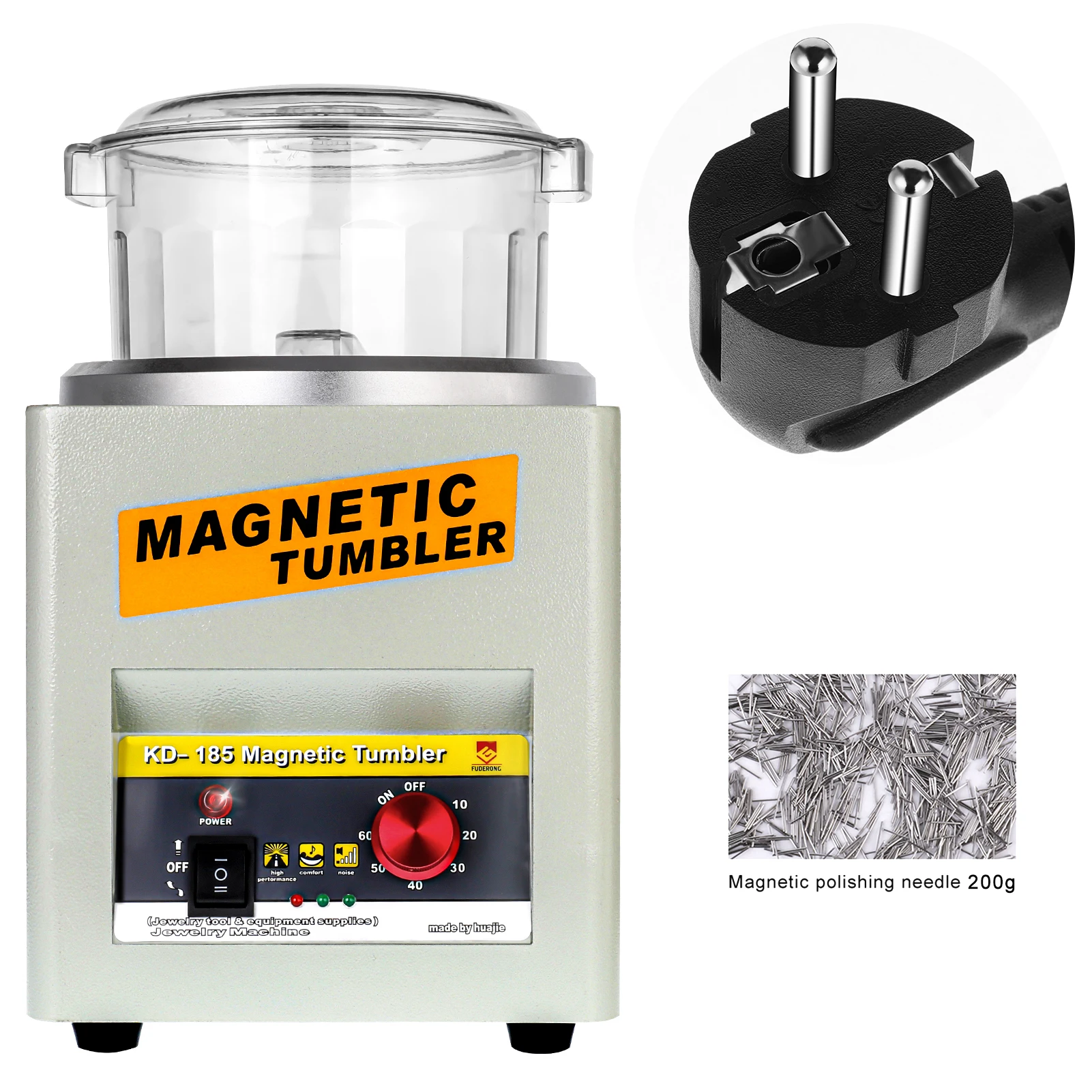 RU в наличии искусственная Магнитная машинка для полировки ювелирных изделий 220 В