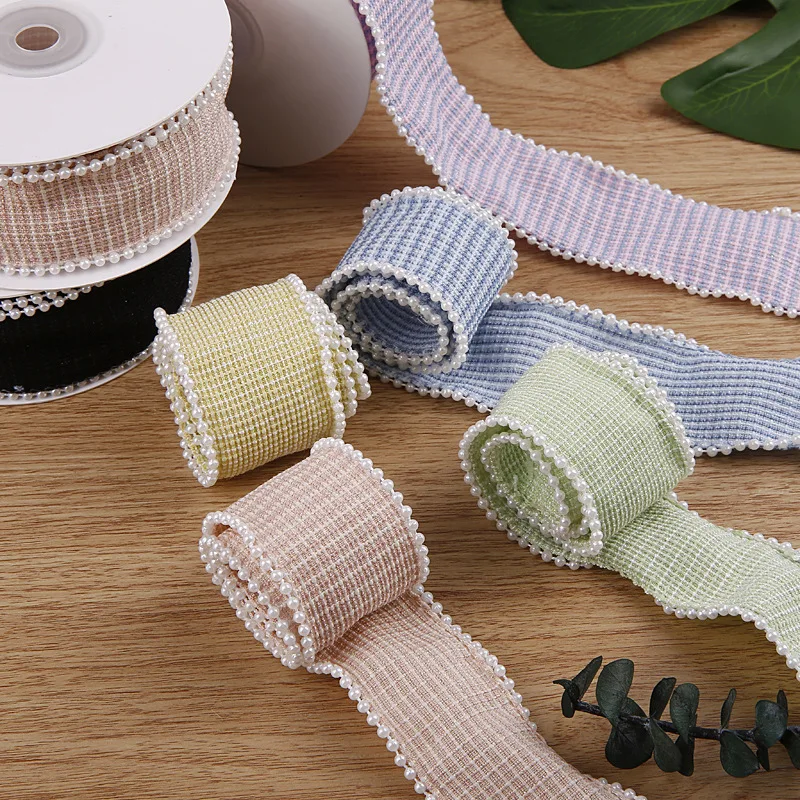 

Ribbon Hair Accessories diy bow jewelry clothing shoes and hats gift box flowers decorative plaid belt 40mm