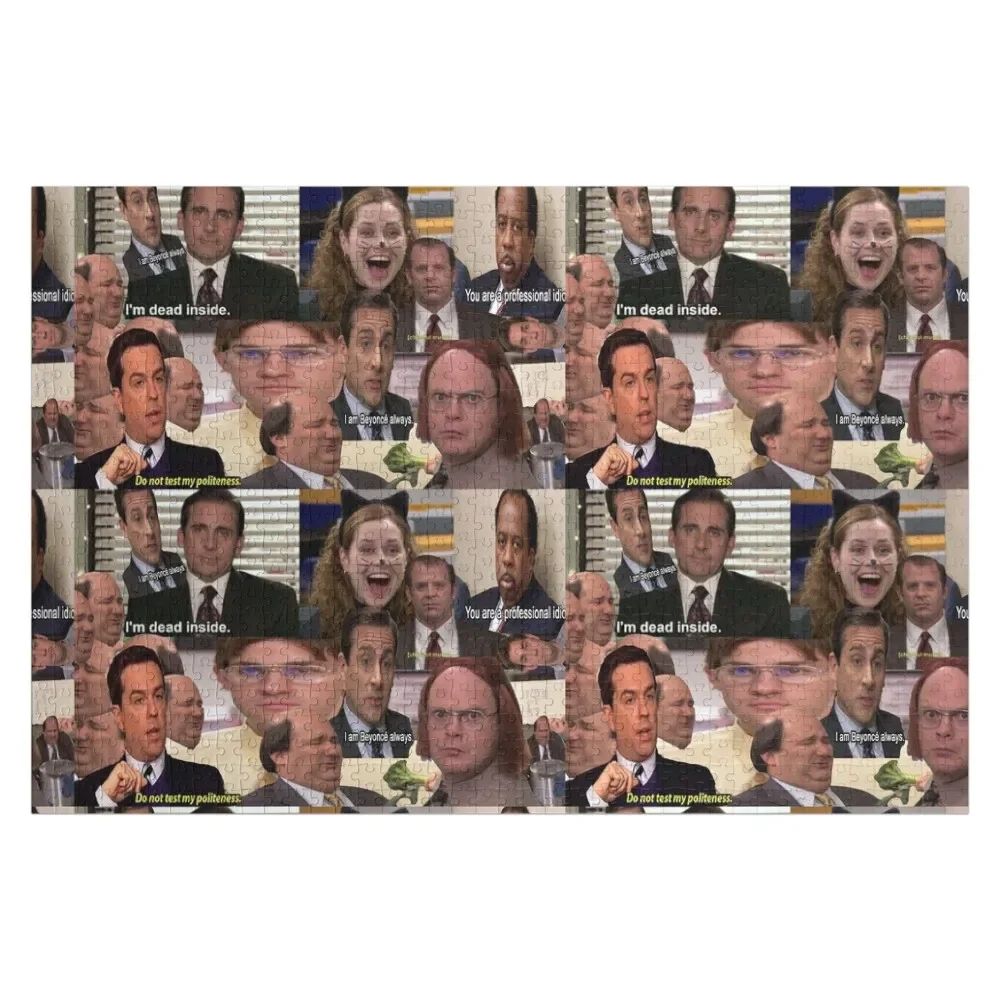 Офисная коллекция! Пазл произведение искусства Персонализированные деревянные