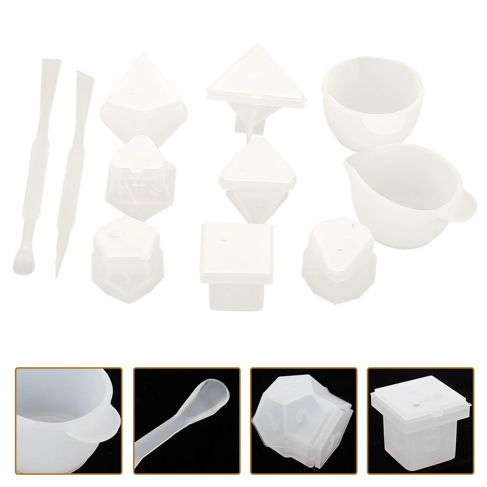 

Crystal Epoxy Silicone Resin Mold DIY Silicone Dice Mold DIY Crafts Mold