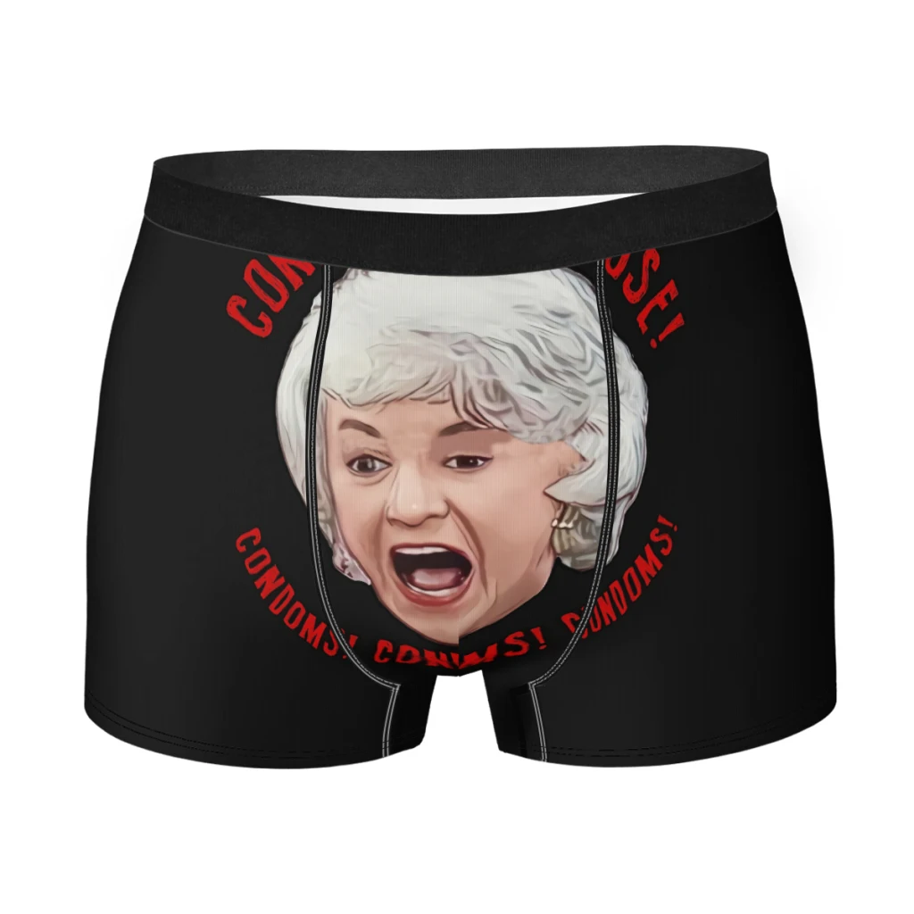

Golden Girls Condoms Rose！ Underpants Cotton Panties Men's Underwear Sexy Shorts Boxer Briefs
