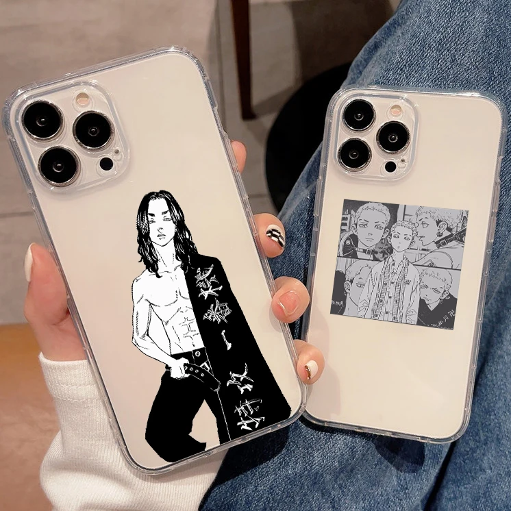

Tokyo Revengers Anime Phone Cases For iPhone 11 12 13 Mini SE 2020 6 6S 7 8 Plus X XS XR Pro Max Cover Shell Clear Soft TPU