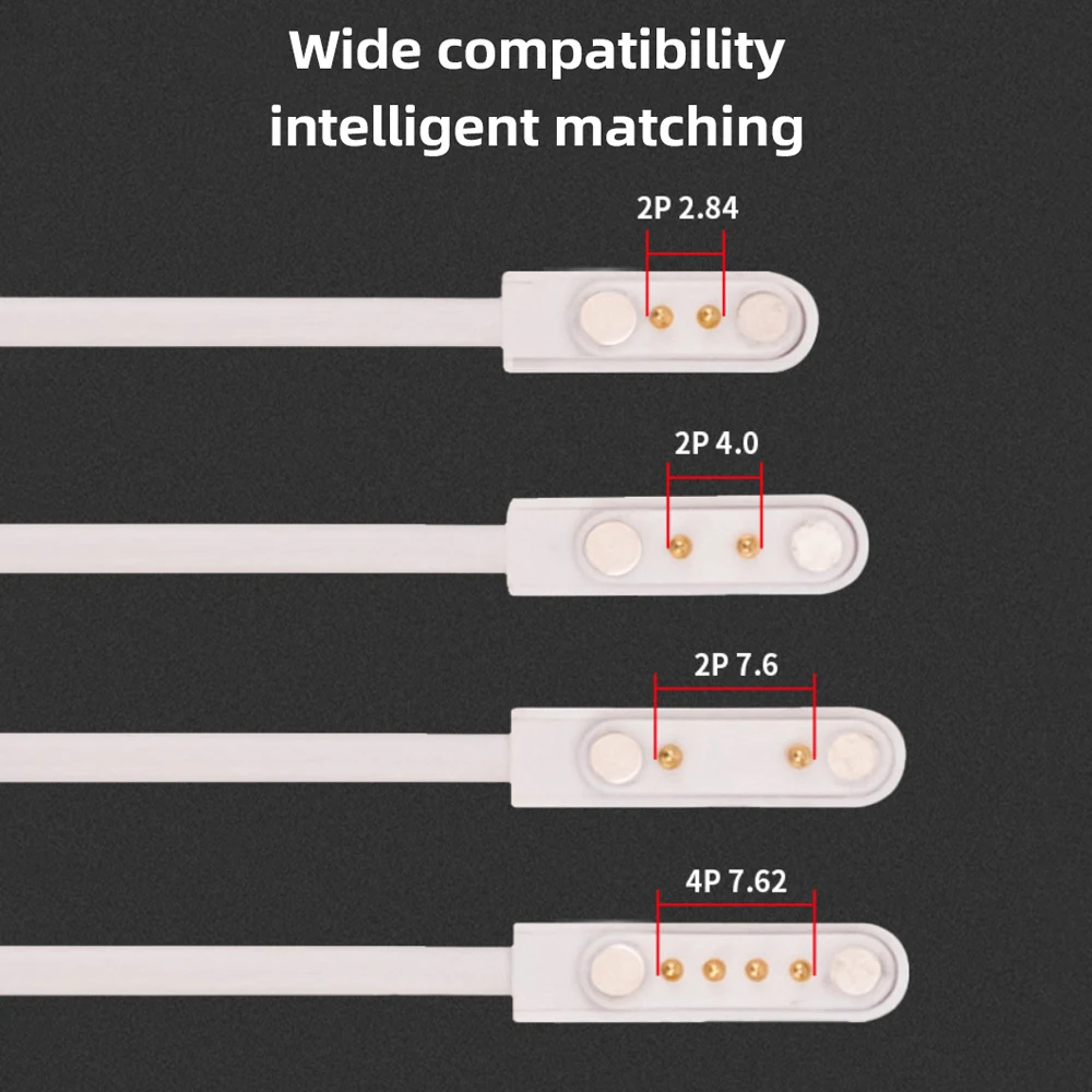 

Charging Portable Adapter Long Service Life Portable Smart Watch Charger Converter Toughness White Charging Cable
