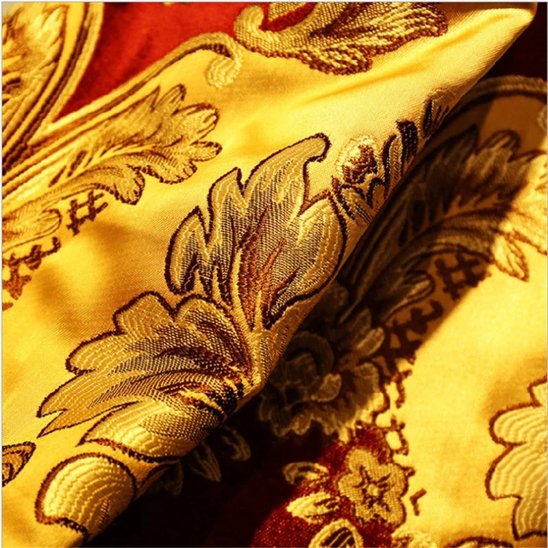 Королевские аристократические европейские шторы с вышивкой полноразмерные