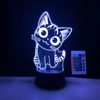 japanese manga chis sweet home3d remote control desk lamp childrens home decor gift lamp dropshipping