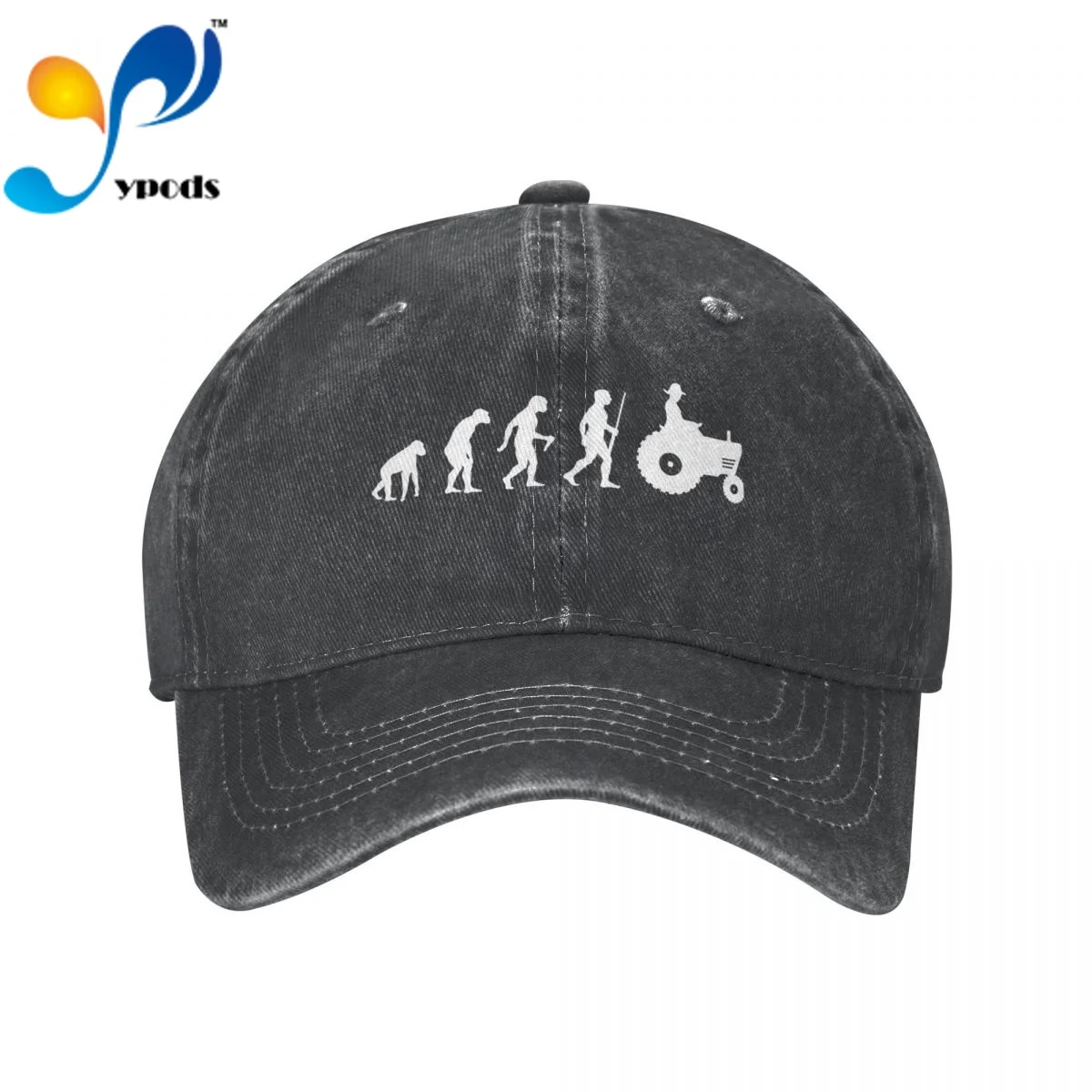 

Evolution Of Tractor Women Men Cotton Baseball Cap Unisex Casual Caps Outdoor Trucker Snapback Hats