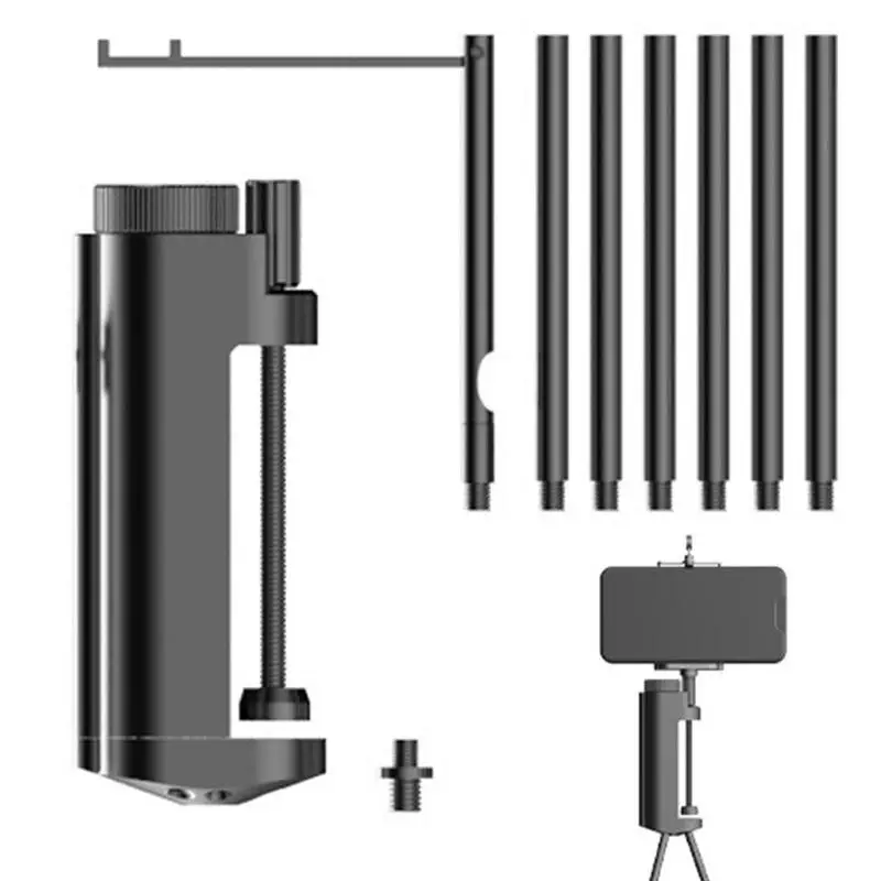 

Camping Light Tripod Multi-Functional Camera Holder Stand With 1/4 Thread Interface Flashlight Aluminum Alloy Tripod For Cell