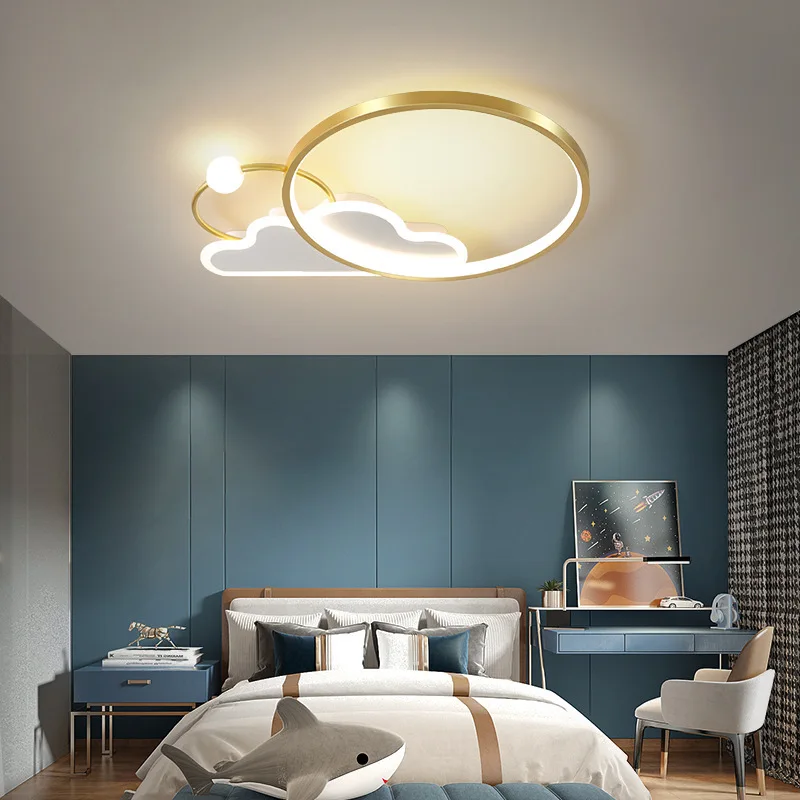 

Золотые облачные осветительные приборы, потолочный светильник для детской комнаты, освещение для детской комнаты, светильник для детской комнаты