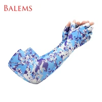 cycling cooling arm protection half finger gloves bicycle ice silk anti slip sun uv protection arm sleeves covers for men women