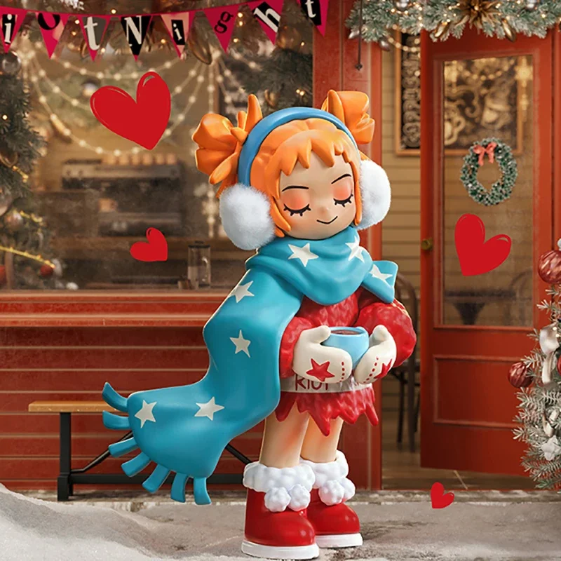 Фото POPMART Lil Peach Riot Holiday Mixtape Series, натуральная слепая коробка, загадочная коробка, сумка для догадок, игрушки, кукла, милая аниме-фигурка, настольная №5