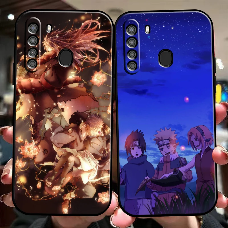 

Japan NARUTO Anime Phone Case For Samsung Galaxy S8 S8 PLus S9 S9 Plus S10 S10E S10 Lite 5G Plus Carcasa Liquid Silicon Back