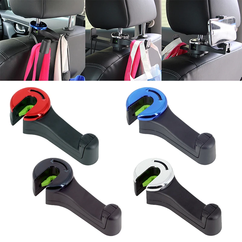 

2 в 1 портативный автомобильный держатель для подголовника заднего сиденья автомобиля