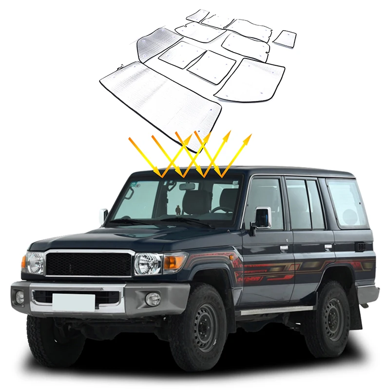 11 шт. автомобильные аксессуары для Toyota Land Cruiser 76 (5-дверная версия)