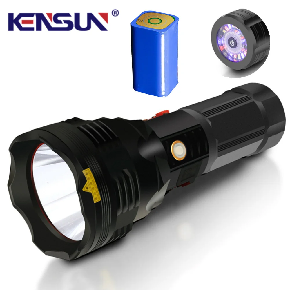 

Strong Light P90 Super Bright Tactical Zoom Flashlight Multi-function Long-range Portable Waterproof Outdoor Self-defense Torch