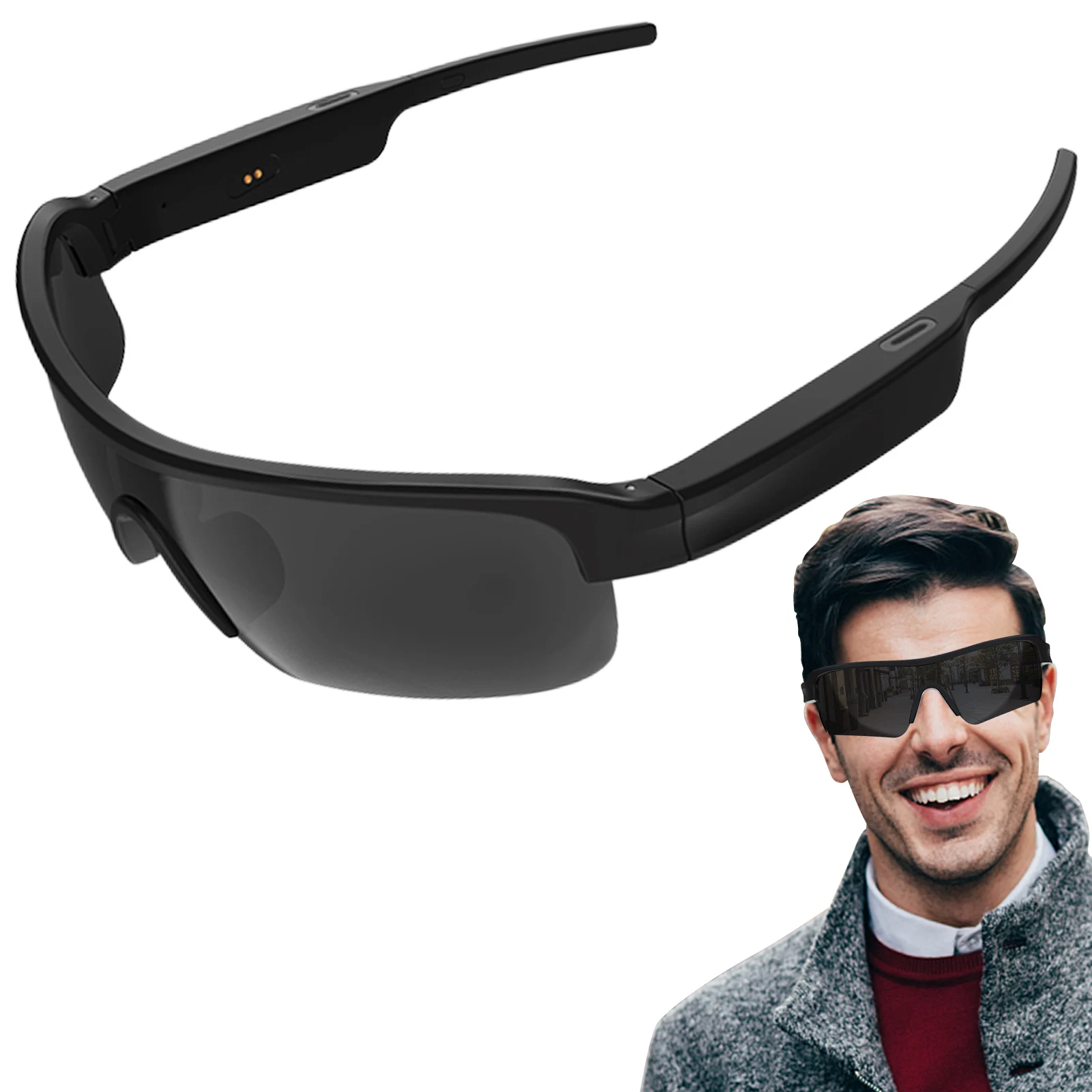 

New Polarized Bluetooths Sunglasses Open Ear Headset Smart Glasses Wireless Sport Stereo Audio Headphone Sunglasses