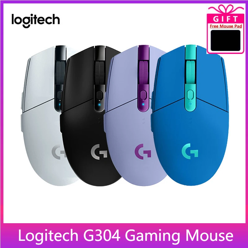 Logitech G304/G305 KDA  Wireless Mouse 6 Programmable 2.4G Ergonomic  Buttons HERO Sensor 12000DPI Adjustable Gaming Mouse
