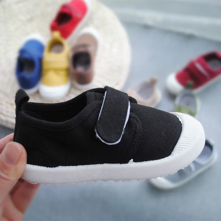 Новинка весна-осень Детские парусиновые туфли с водяной стиркой супер мягкие