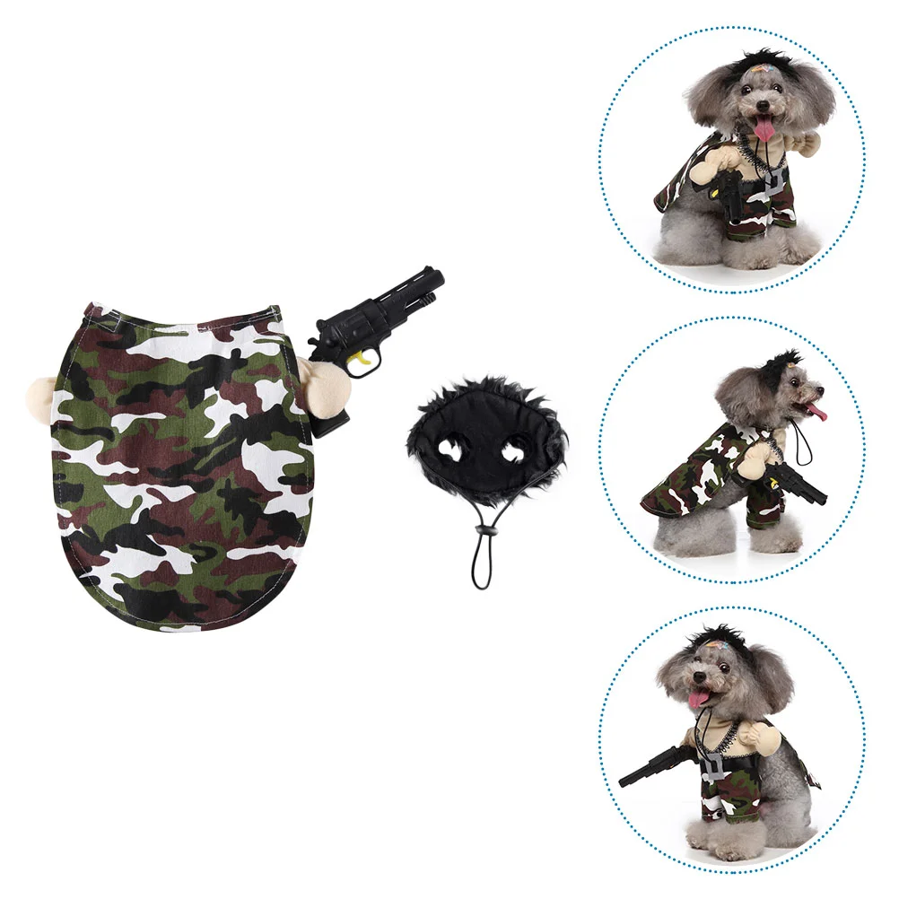 

1 set of Fun Cat Apparel Hat Birthday Apparel Apparel Puppy Shirt