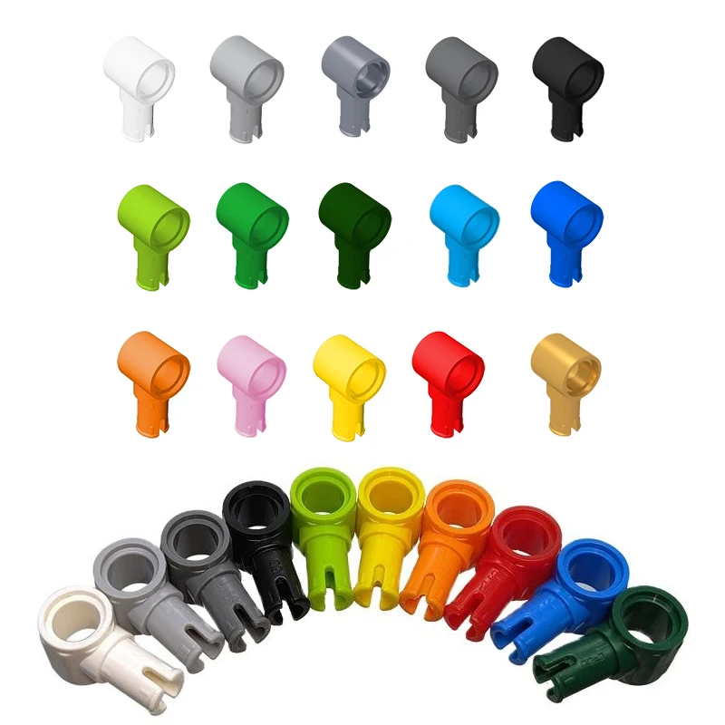 

50Pcs High-Tech Pin Connector Hub with 1 Pin Friction Ridges Lengthwise 15100 MOC Building Blocks Bricks DIY Toys Part Tech Cars