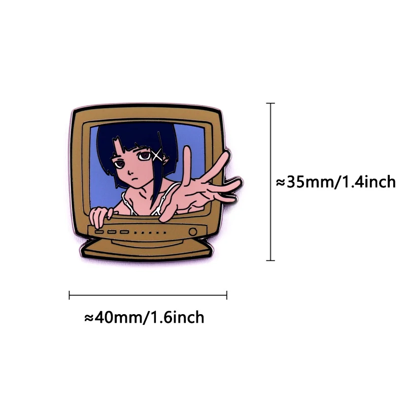 Эмалевая шпилька Serial Experiments Lain
