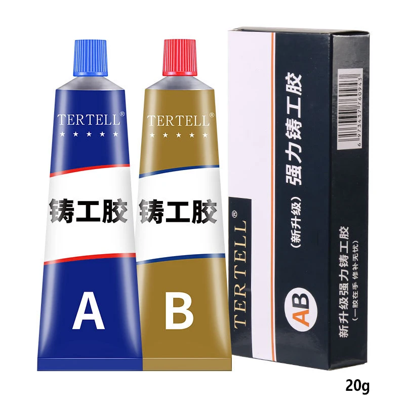 

New Kafuter A+B Glue Casting Adhesive Industrial Repair Agent Casting Metal Cast Iron Trachoma Stomatal Crackle Welding Glue