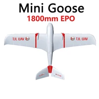 x uav tjl mini goose 1800mm wingspan epo fixed wings rc flying toy airplane frame kit pnp plane drone 15 25ms