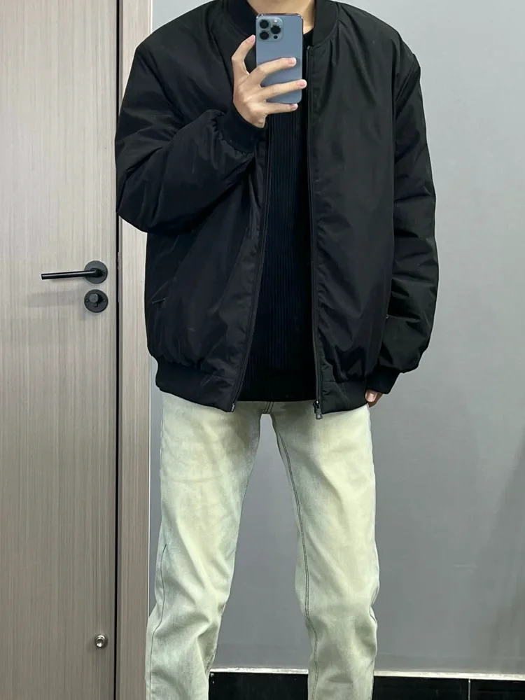 Новая зимняя свободная куртка на молнии флисовой подкладке мужская сетчатая