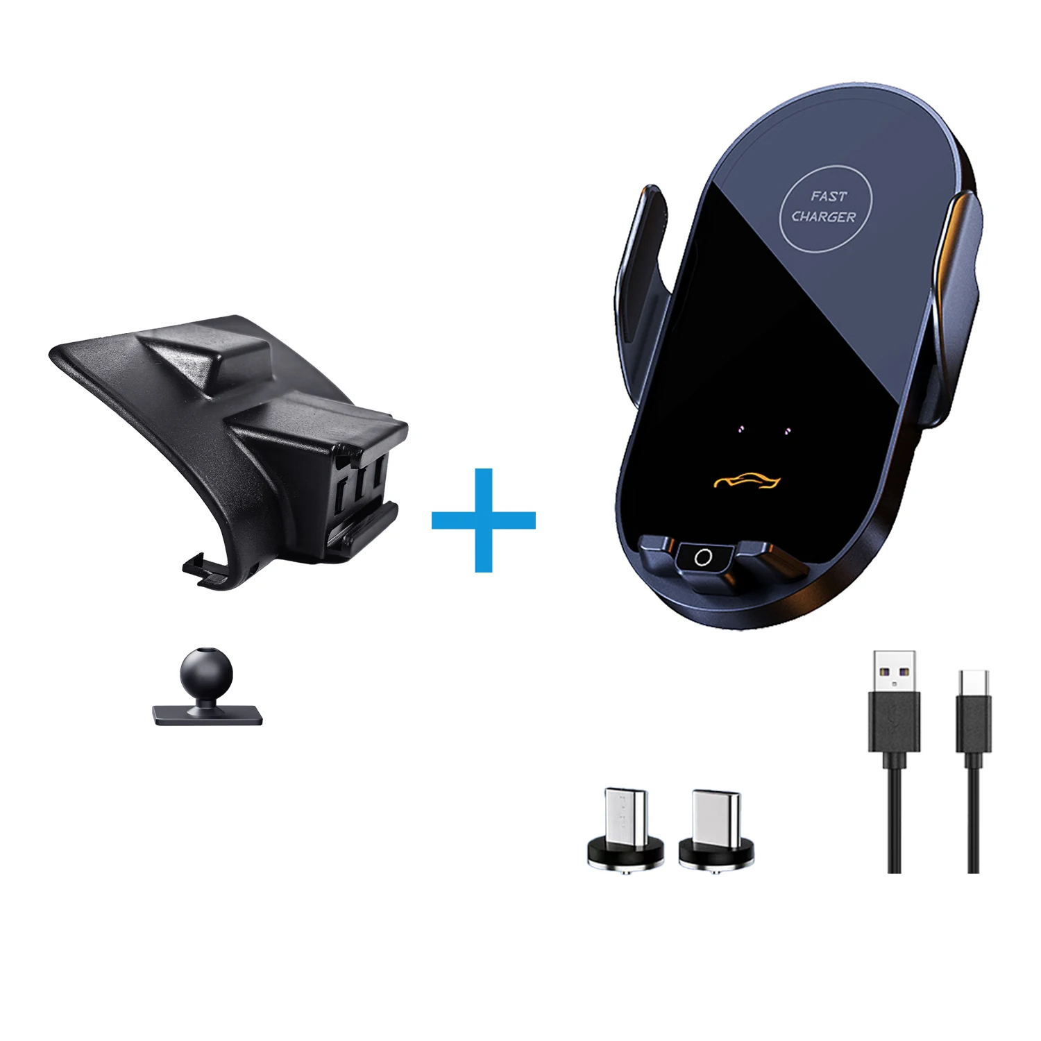 

Для BMW 5-серии i5 G60 2024-2025 Автомобильное крепление для телефона с беспроводной зарядкой, держатель для телефона, специальный фиксированный базовый держатель, аксессуары для интерьера