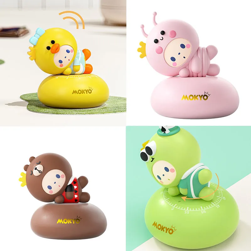 

Kitchen Timer Cute Countdown Alarm Clock Child Study Timer Animal Mechanical Timer Kitchen Cook Tool Timer Gadget Cute Timer