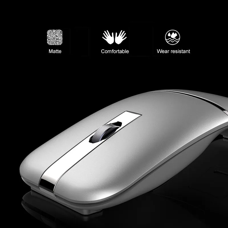 

Bluetooth-compatible Gaming Mouse Foldable Dual Mode 2.4G Wireless Mouse Gamer Mice For Macbook iPad Tablet Mini Computer Laptop