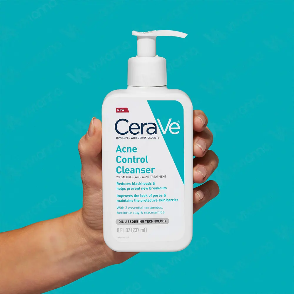 

Original New CeraVe Acne Control Cleanser 237ml Salicylic Acid Acne Treatment Non-greasy Improve Pores Repairing Skin Barrier