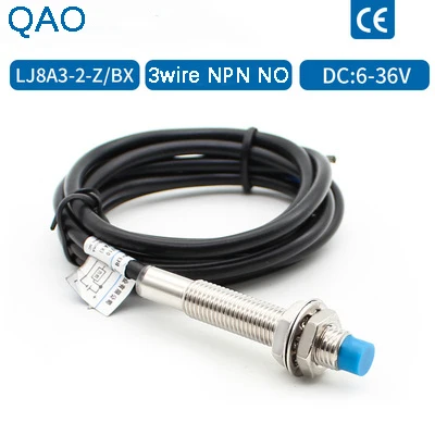 

LJ8A3-2-Z-BX/AX/ BY/AY/EX/DX/DZ/EZ Бесконтактный переключатель lpnp/NPN NO NC M8 2 мм обнаружение расстояния Индуктивный сенсорный переключатель