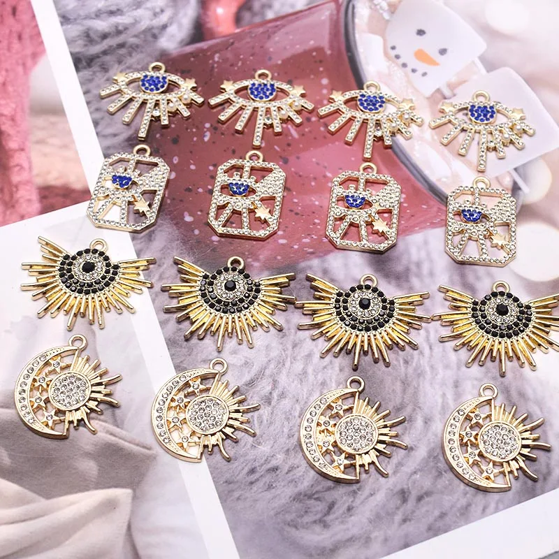 5 шт. подвеска в виде голубого глаза для изготовления ювелирных изделий