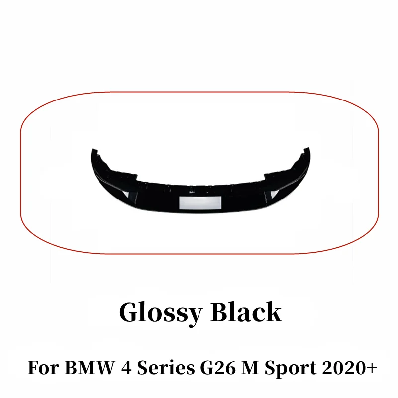 

Для 2020+ BMW 4 серии G26 M Sport 3 шт./компл. АБС-пластик автомобильный передний бампер губа подбородок спойлер Bodykit внешние аксессуары для тюнинга