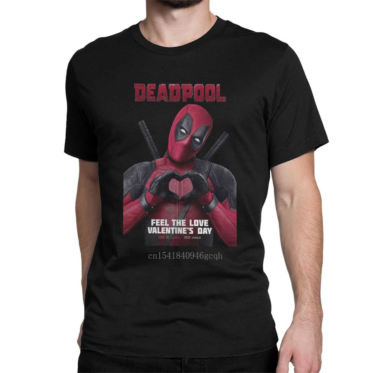 

Deadpool T Shirt Men's Cotton Leisure T-Shirts Crewneck Adventure Anime Tee Shirt Short Sleeve Clothing Gift Idea