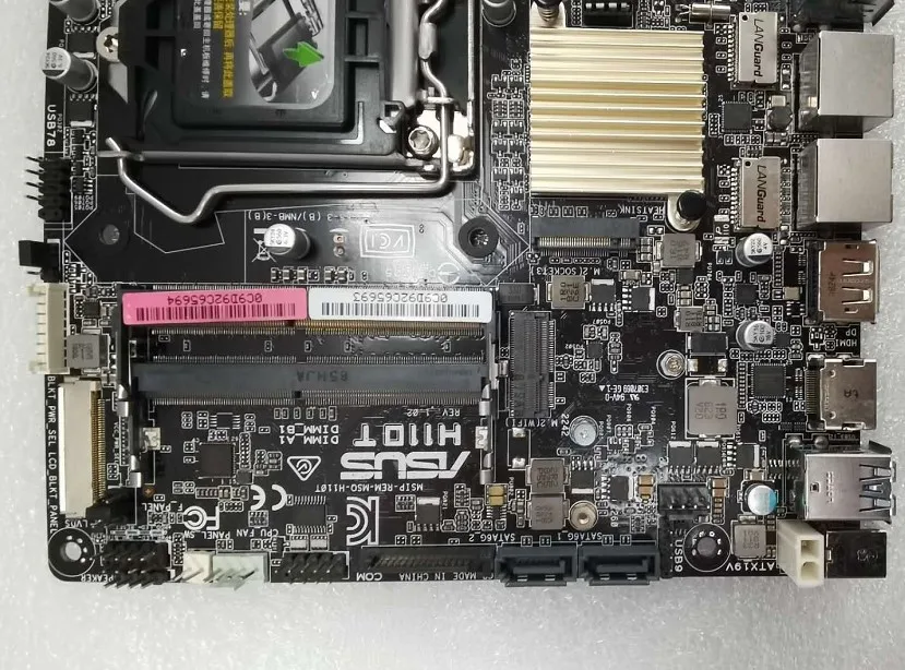 Для ASUS H110T MINI-ITX двойная сетевая интерфейсная карта источник питания постоянного