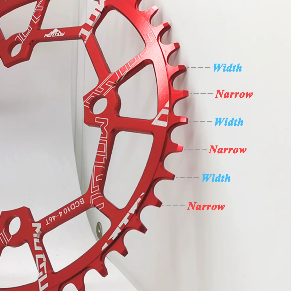 104BCD chainring 40T 42T 44T 46T 48T 50T 52T Bicycle Chainring Round Oval MTB Bike For Shimano 8-12S Crankset |